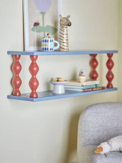 Bibiola shelf 80x26 cm, Blue