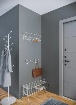 Bill Floor clothes hanger, White
