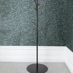 Bill Floor clothes hanger, Black-dark brown