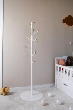 Bill Floor junior coat rack, White