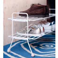 Bill shoe shelf, white