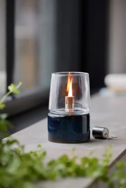 Bitz Gastro oil lamp Ø8.5x14 cm, Blue