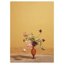 Blomst 02 Ochra poster, 50x70 cm