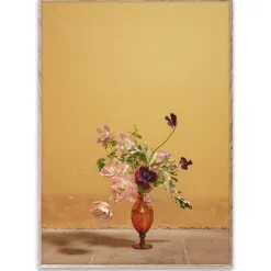 Blomst 02 Ochra poster, 50x70 cm