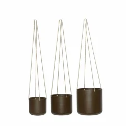 Bloom hanging pots 3-pack, Brown