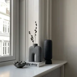 Bloom tray bowl mini, Dark grey