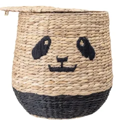 Bloomingville basket with lid, Panda