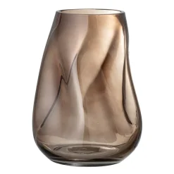Bloomingville glass vase 26 cm, brown