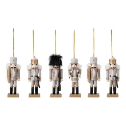 Bloomingville hanging Christmas decorations 6-pack, Gold
