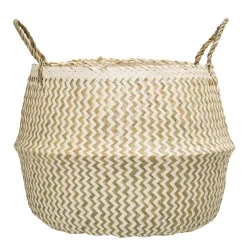 Bloomingville storage basket seagrass, Ø 42 cm