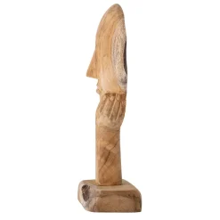 Bloomingville wooden sculpture 35 cm, nature
