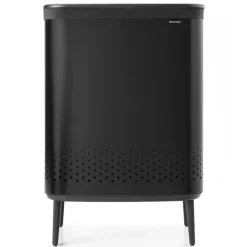 Bo laundry basket high 2x45 L, matte black