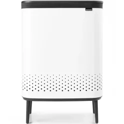 Bo laundry basket high 2x45 L, white