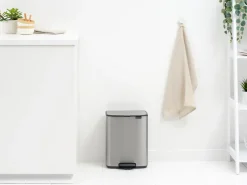 Bo pedal bin 12 L, Matte Steel Fingerprint Proof