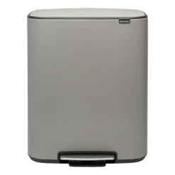Bo pedal bin 60 L, Mineral concrete grey