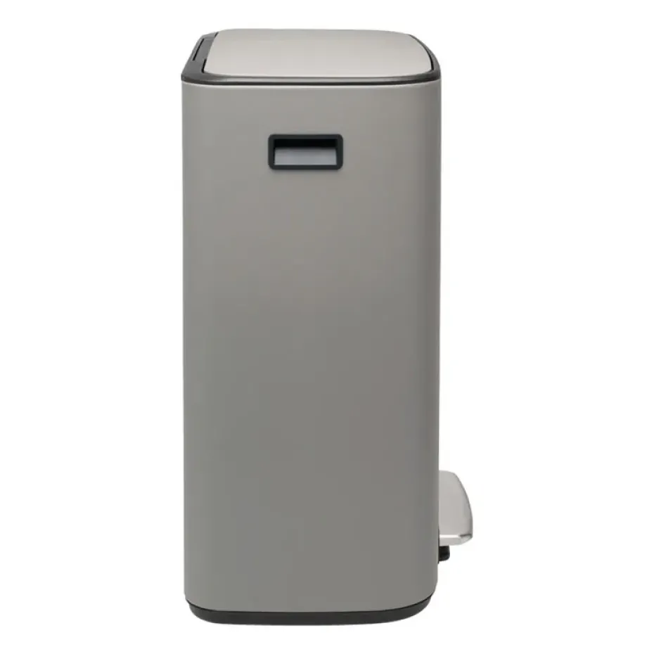 Bo pedal bin 60 L, Mineral concrete grey