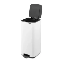 Bo pedal bin 30 L, White