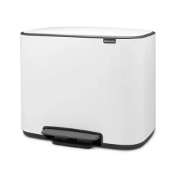 Bo pedal bin 36 l, white