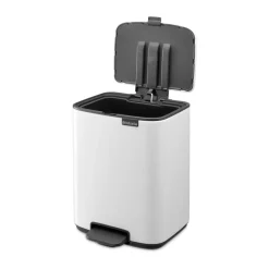 Bo pedal bin 7 L, White