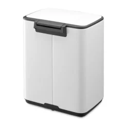 Bo pedal bin 7 L, White