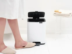 Bo pedal bin 7 L, White