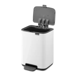 Bo pedal bin 4 L, White