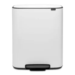 Bo pedal bin 60 L, white