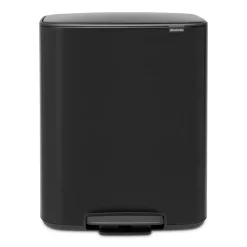 Bo pedal bin 2x30 L, black