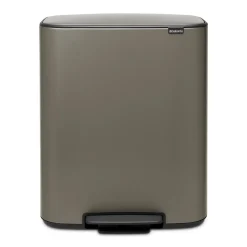 Bo pedal bin 2x30 L, Platinum