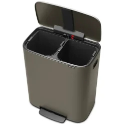 Bo pedal bin 2x30 L, Platinum