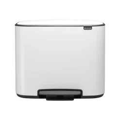 Bo pedal bin 3x11 l, white