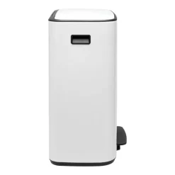 Bo pedal bin 2x30 L, White