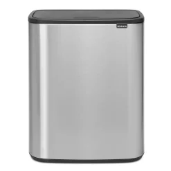 Bo touch bin 60 L, Matte brushed steel