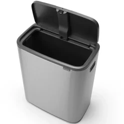 Bo touch bin 60 L, Matte brushed steel