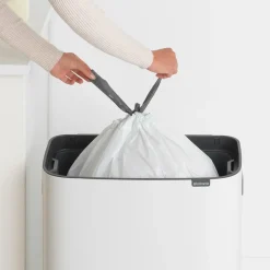 Bo touch bin 60 L, White