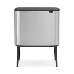 Bo touch bin 11+23 litre, matte stainless steel