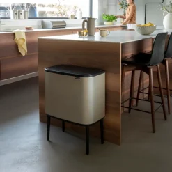 Bo touch bin 36 litre, Metallic Gold