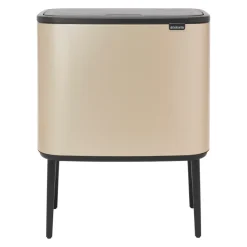 Bo touch bin 11+23 litre, Metallic Gold