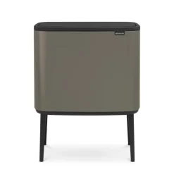 Bo touch bin 11+23 litre, platinum
