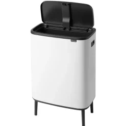 Bo touch bin high 60 L, White