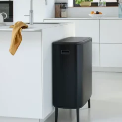 Bo touch bin high 2x30 L, matte black