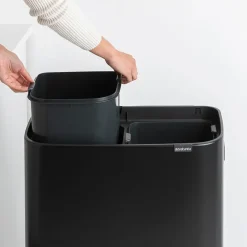 Bo touch bin high 2x30 L, matte black