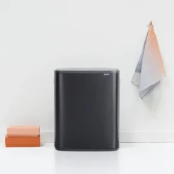 Bo touch bin 2x30 L, matte black