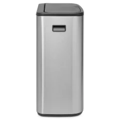 Bo touch bin 2x30 L, matte-brushed steel