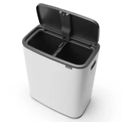 Bo touch bin 2x30 L, White