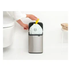 Bo waste bin 4 L, Brushed steel - matt
