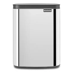 Bo waste bin 7 L, Brushed steel - shiny
