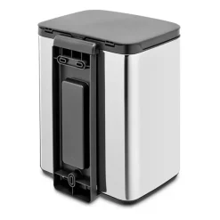 Bo waste bin 7 L, Brushed steel - shiny