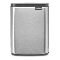 Bo waste bin 7 L, Brushed steel - matte