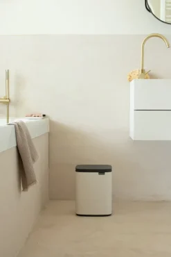 Bo waste bin 7 L, Soft beige